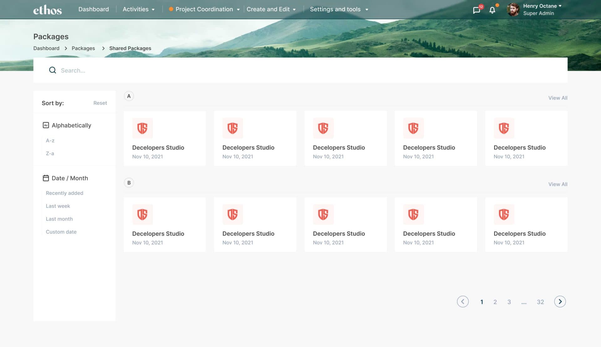 Shared Compliance Packages